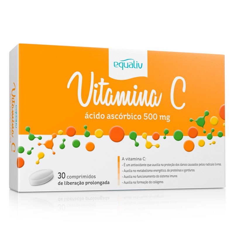 Vitamina C 500mg - 30 Comprimidos - Loja Equaliv